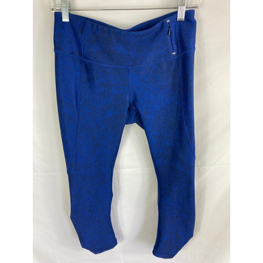 Calia Blue Ruched Detail Leggings Size Small
